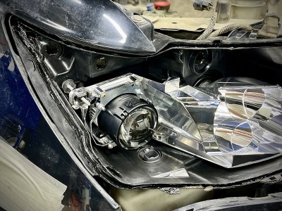 Замена линз Acura MDX 2 на Bi Led MTF PRO Matrix System