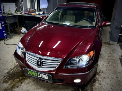 Замена линз Acura RL 2 с адаптивной системой освещения AFS