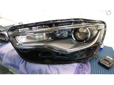 Замена линз Audi A6 C7 на Bi Led Aozoom Laser Gen4