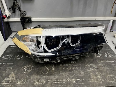 Замена стекла фары BMW 5 G30