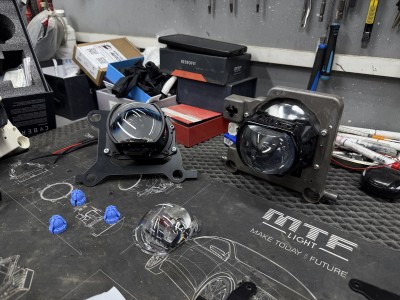 Замена линз Changan UNI-T на Bi Led