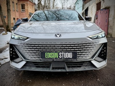 Замена линз Changan UNI-V на Bi Led модули