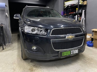 Замена линз в фарах Chevrolet Captiva на Bi Led MTF Dynamic Vision Expert 4300К