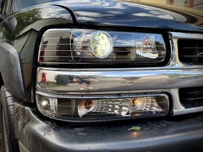 Установка Bi Led линз Chevrolet Tahoe 800