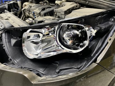 Установка Bi Led линз в фары Citroen C4 (B7) седан