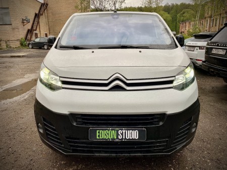 Замена линз Citroen Jumpy 3. Установка Bi Led модулей.