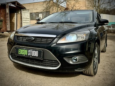 Замена ПТФ Ford Focus 2 рестайлинг на Bi Led MTF Absolute Vision