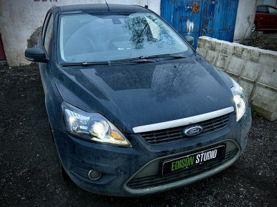 Установка Bi Led линз MTF Technik Division в фары Ford Focus 2 рестайлинг