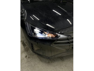 Замена линз в фарах Hyundai Elantra 6 рестайлинг. Установка светодиодных Bi Led модулей.