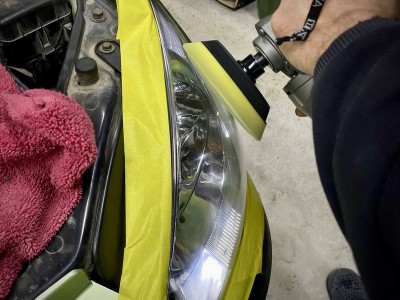 Регулировка, полировка и бронирование фар Hyundai Getz
