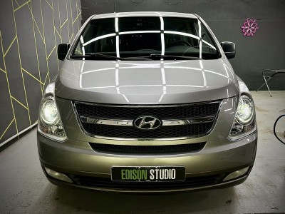 Установка Bi Led линз в фары Hyundai Grand Starex (H1)