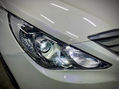 Замена линз в фарах Hyundai Sonata 6 YF