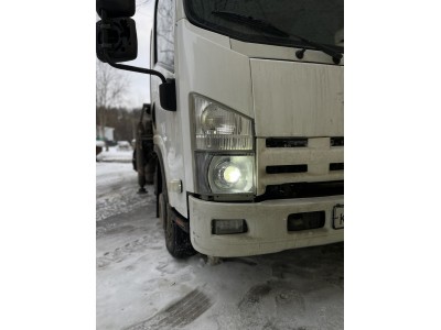 Установка Bi Led линз в фары Isuzu Elf