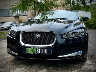 Замена линз в фарах Jaguar XF рестайлинг