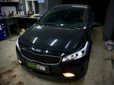 Замена линз Kia Cerato 3. Установка Bi Led модулей.