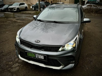 Установка Bi Led линз в фары Kia Rio 4 рестайлинг