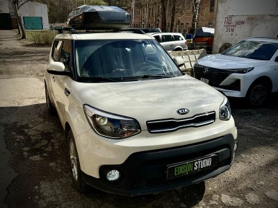Установка Bi Led линз в фары Kia Soul 2