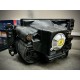 Светодиодные Bi Led фары Land Rover Discovery 3 с черными масками и ДХО