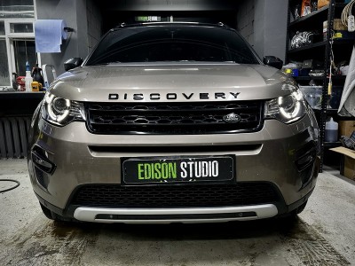 Замена линз в фарах Land Rover Discovery Sport с адаптивной системой освещения AFS