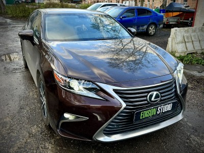 Замена линз в фарах Lexus ES 6 рестайлинг