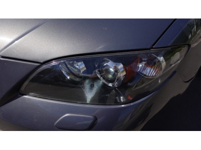 Замена линз в фарах Mazda 3 BK на Bi Led Dixel Y3