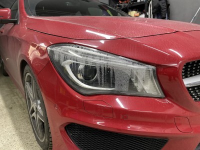 Устранение запотевания фар Mercedes CLA C117