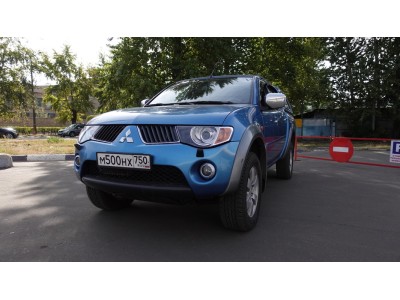 Установка Bi Led линз в фары Mitsubishi L200