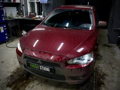 Установка Bi Led линз MTF Night Assistant Progressive в фары Mitsubishi Lancer 10