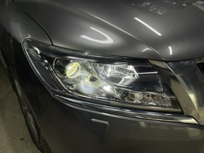 Установка линз в фары Nissan Pathfinder R52