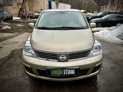 Установка Bi Led линз в фары Nissan Tiida C11