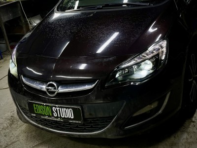 Установка Bi Led линз в фары Opel Astra J