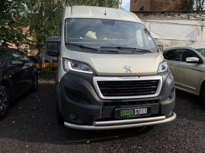 Установка Bi Led линз в фары Peugeot Boxer