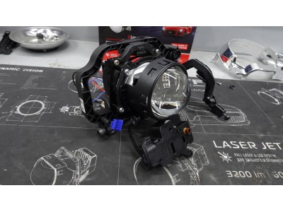 Замена линз в фарах Porsche Panamera на Bi Led MTF Laser Jet