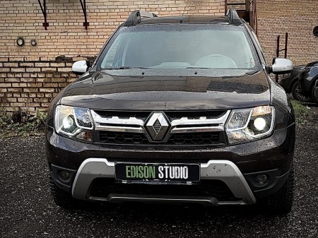 Установка Bi Led линз в фары Renault Duster рестайлинг
