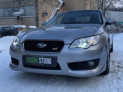 Замена линз в фарах Subaru Legacy BL. Установка Bi Led модулей.