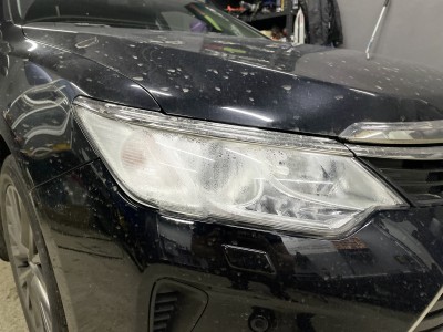 Устранение запотевания фар Toyota Camry 55