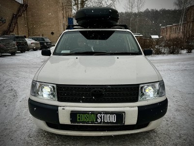 Установка Bi Led линз в фары Toyota Probox