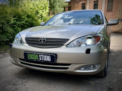 Установка Bi Led линз MTF Technik Division в фары Toyota Camry 30
