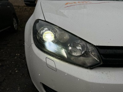 Установка линз в фары Volkswagen Golf 6