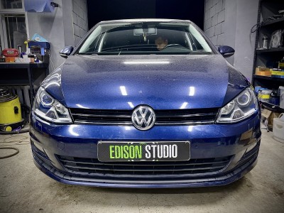 Установка Bi Led линз в фары Volkswagen Golf 7