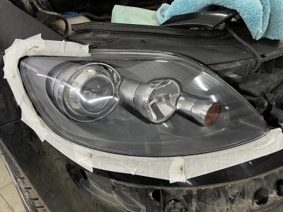 Установка Bi Led линз в фары Volkswagen Golf Plus