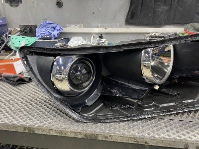 Установка линз Фольксваген Тигуан