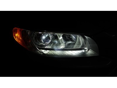 Установка Bi Led линз в фары Volvo XC70 2-го поколения