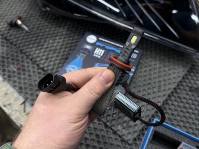 Светодиодные лампы в противотуманные фары Skoda Rapid