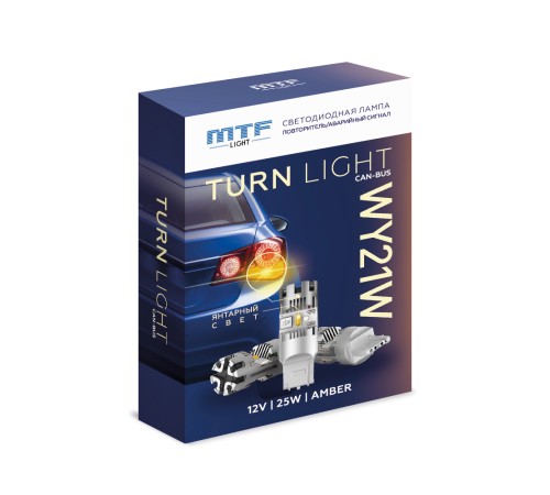 Лампа поворотника MTF Turn Light WY21W