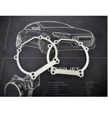 Переходные рамки для замены линз land rover discovery 3 2004-2009